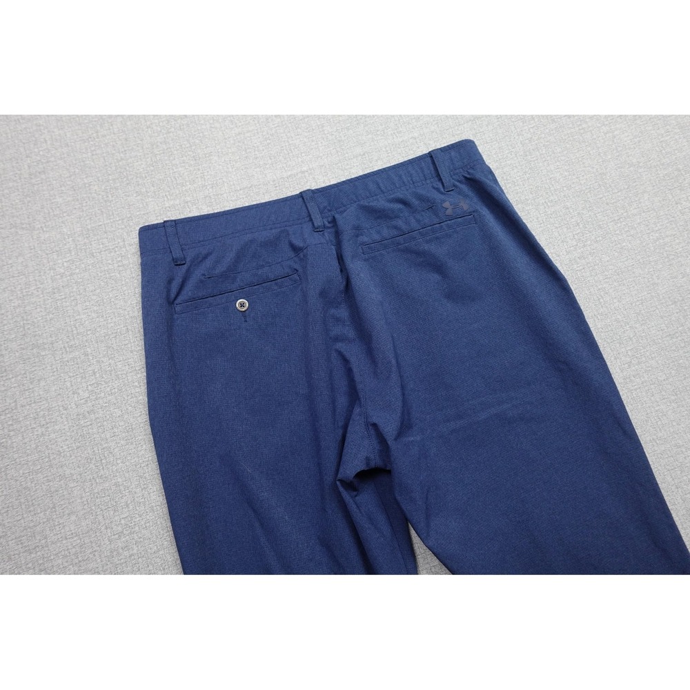 Under Armour Golf Pants Mens 38x30 Blue Khakis Stretch Lightweight Pockets